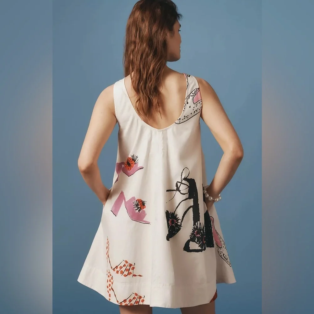 NWT!The Keiko Mini Dress by Maeve: Danielle Kroll Edition- XXS Reg 🔎 - Picture 4 of 8